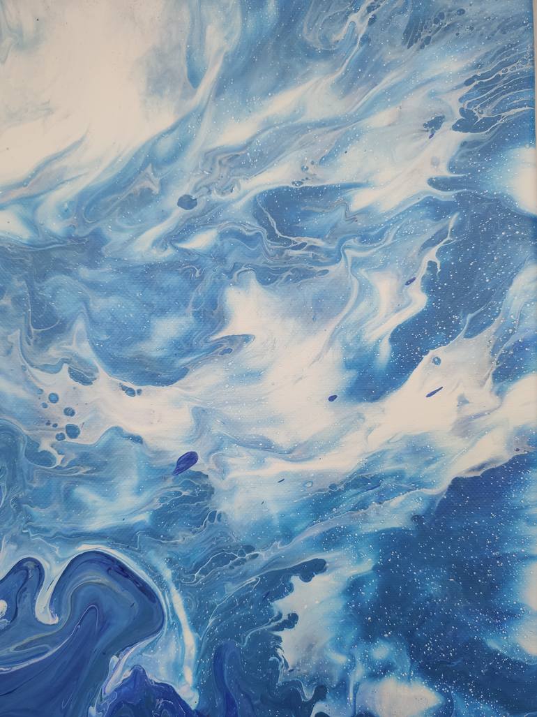 Original Abstract Expressionism Abstract Painting by Vafa Majidli