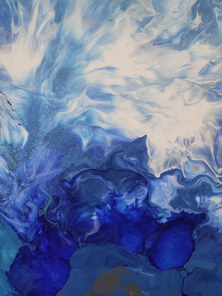 Original Abstract Expressionism Abstract Painting by Vafa Majidli