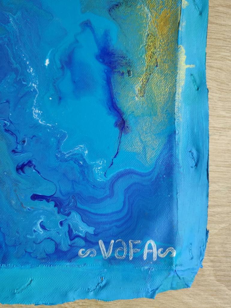 Original Abstract Expressionism Abstract Painting by Vafa Majidli