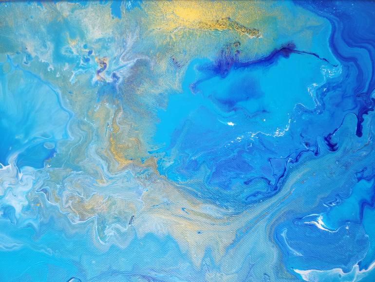 Original Abstract Expressionism Abstract Painting by Vafa Majidli