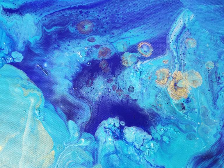 Original Abstract Expressionism Abstract Painting by Vafa Majidli