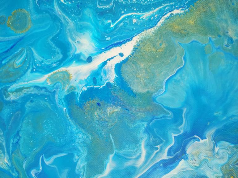 Original Abstract Expressionism Abstract Painting by Vafa Majidli