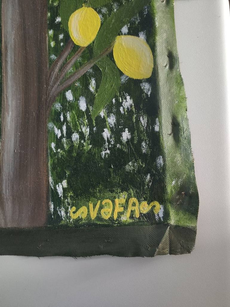 Original Color Field Painting Nature Painting by Vafa Majidli