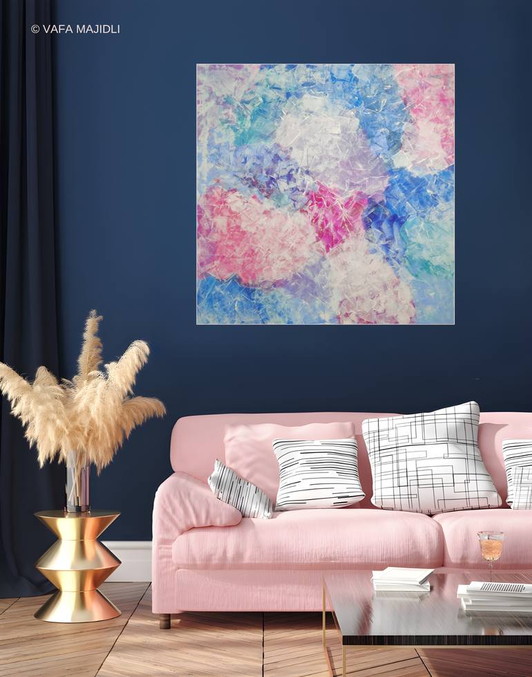 Original Abstract Expressionism Abstract Painting by Vafa Majidli