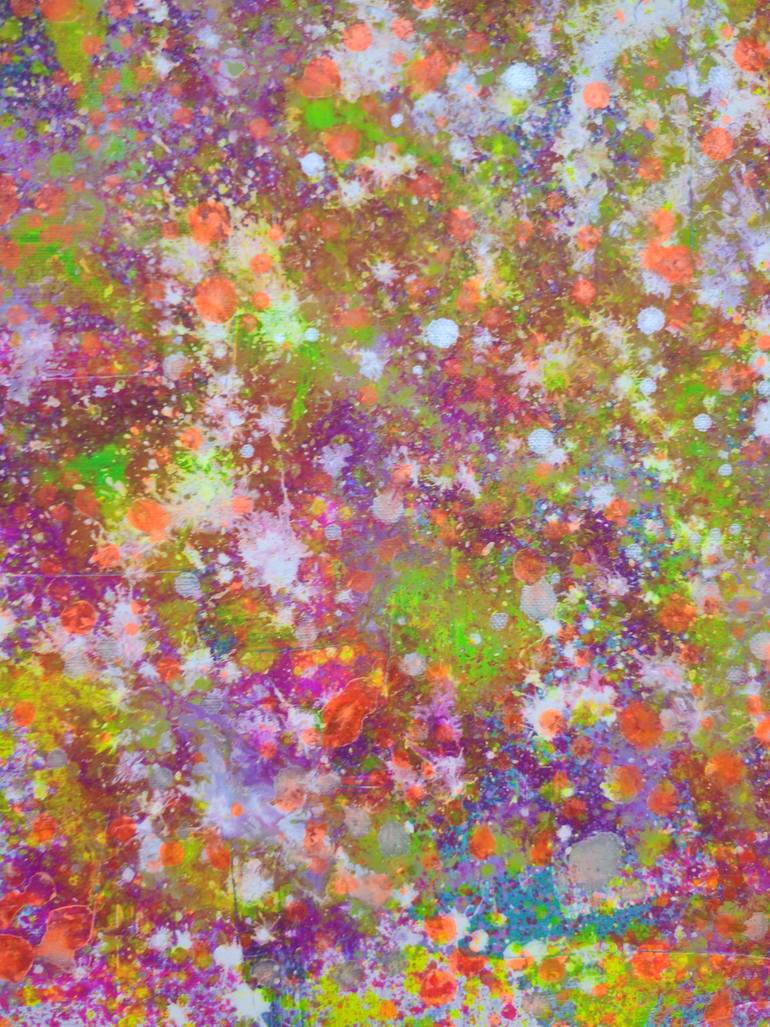Original Abstract Expressionism Abstract Painting by Vafa Majidli