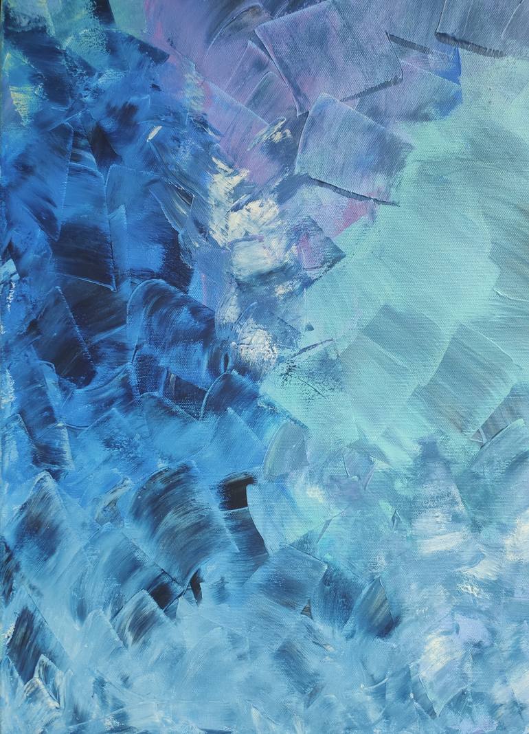 Original Conceptual Abstract Painting by Vafa Majidli