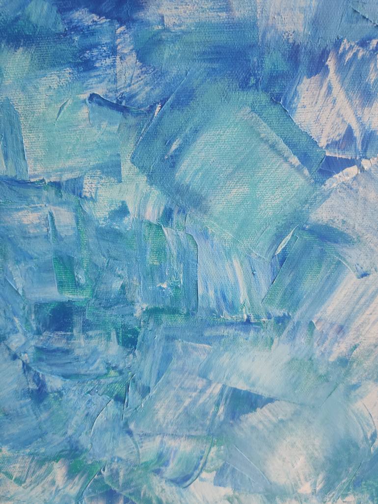 Original Abstract Expressionism Abstract Painting by Vafa Majidli