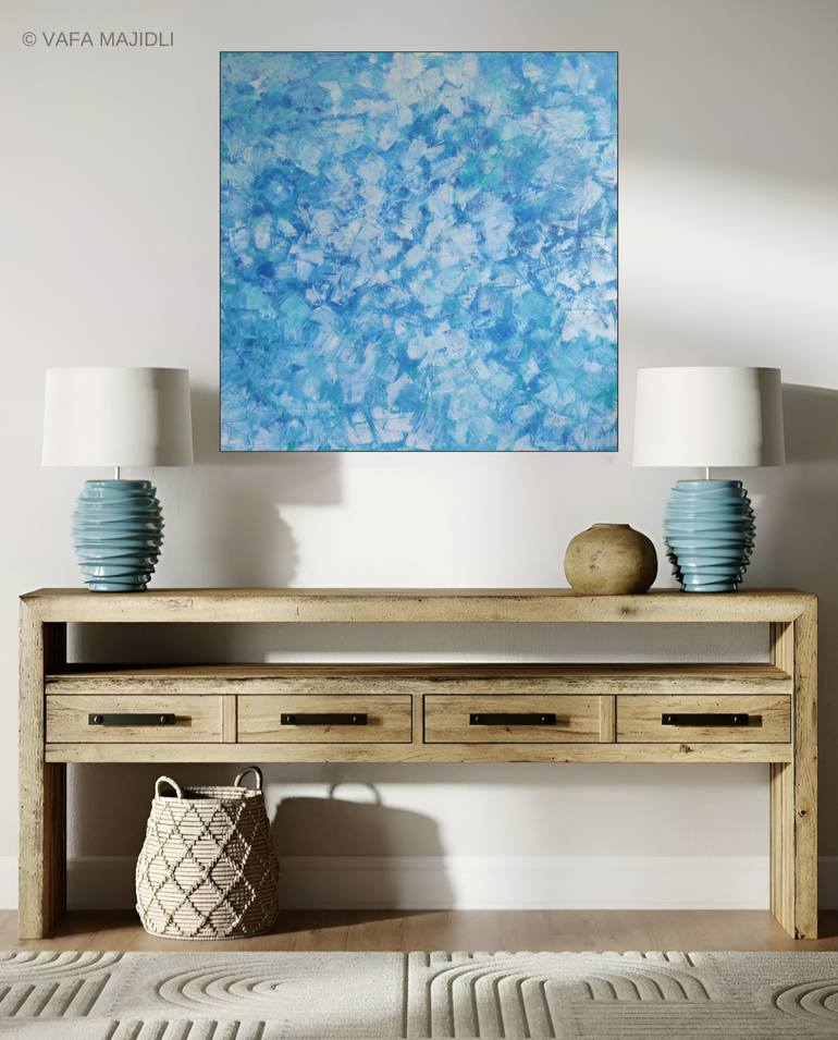 Original Abstract Expressionism Abstract Painting by Vafa Majidli