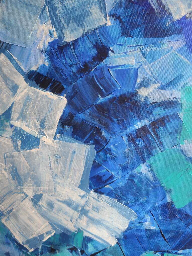 Original Abstract Expressionism Abstract Painting by Vafa Majidli