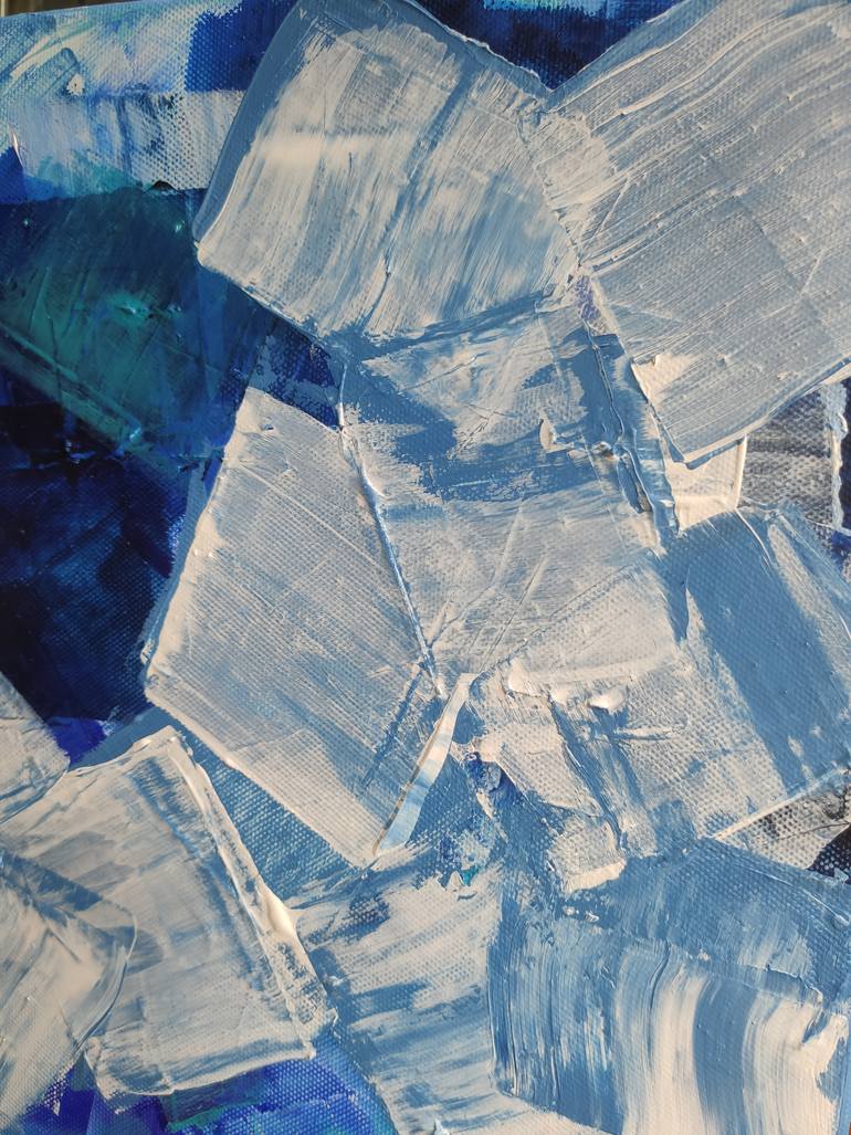 Original Abstract Expressionism Abstract Painting by Vafa Majidli