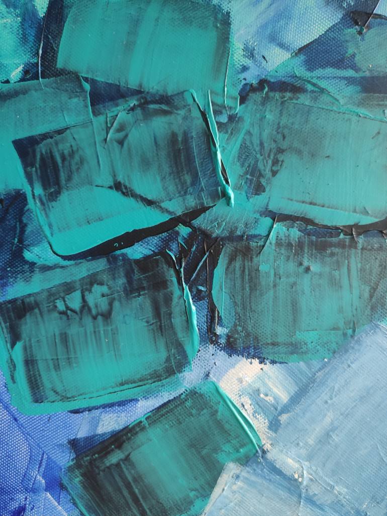 Original Abstract Expressionism Abstract Painting by Vafa Majidli