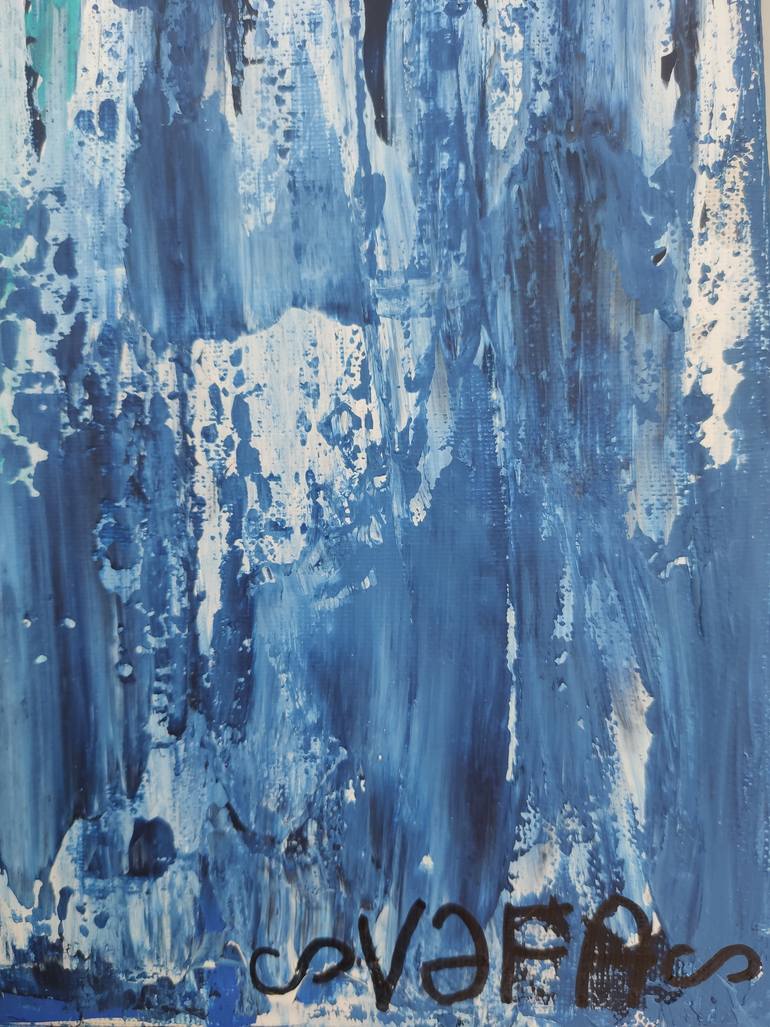 Original Abstract Expressionism Abstract Painting by Vafa Majidli