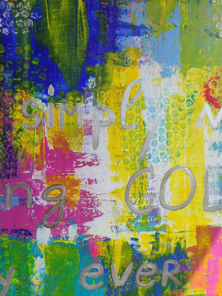 Original Conceptual Abstract Painting by Vafa Majidli