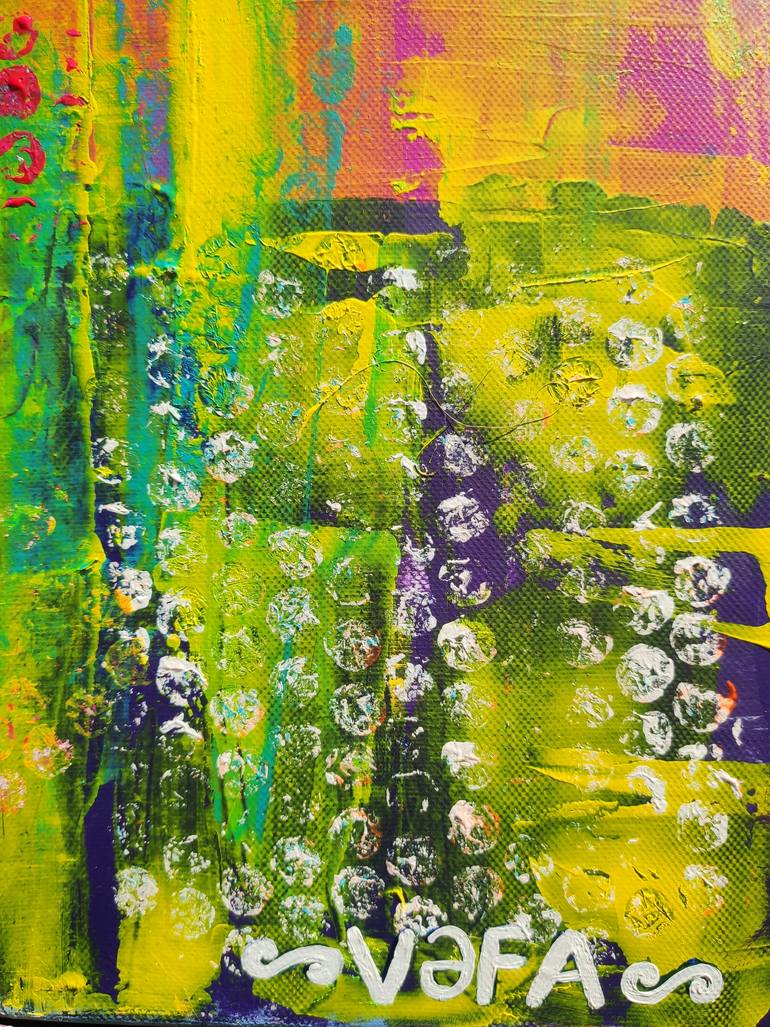 Original Conceptual Abstract Painting by Vafa Majidli