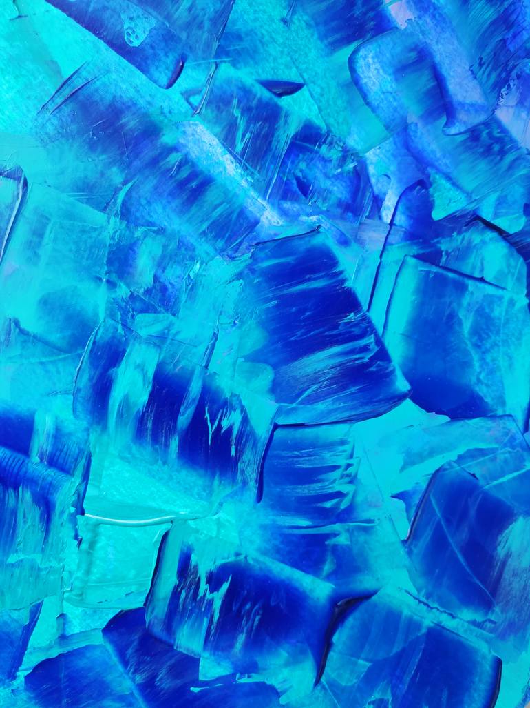 Original Abstract Expressionism Abstract Painting by Vafa Majidli