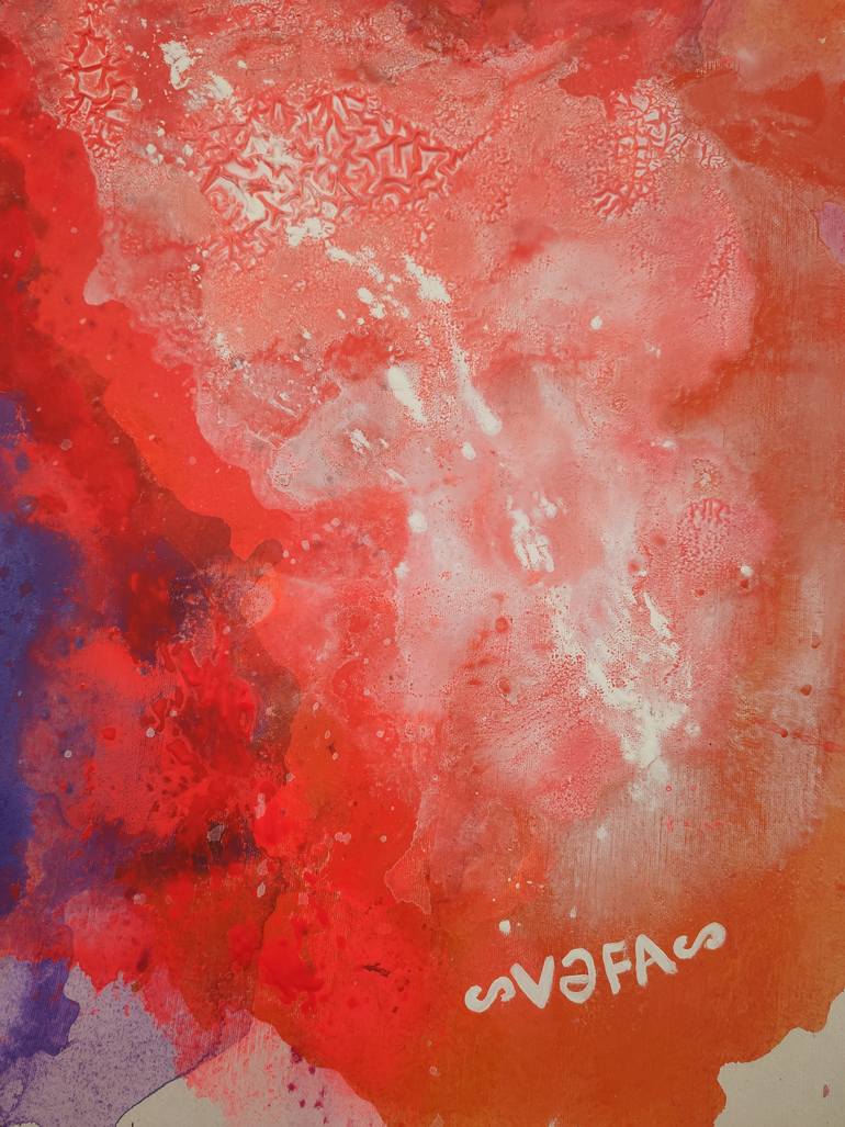 Original Conceptual Abstract Painting by Vafa Majidli