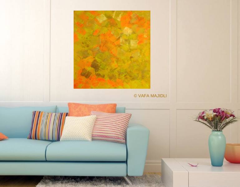 Original Abstract Painting by Vafa Majidli