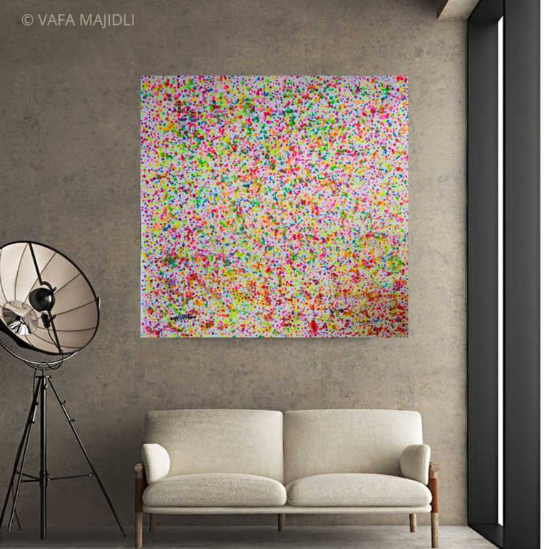 Original Abstract Painting by Vafa Majidli