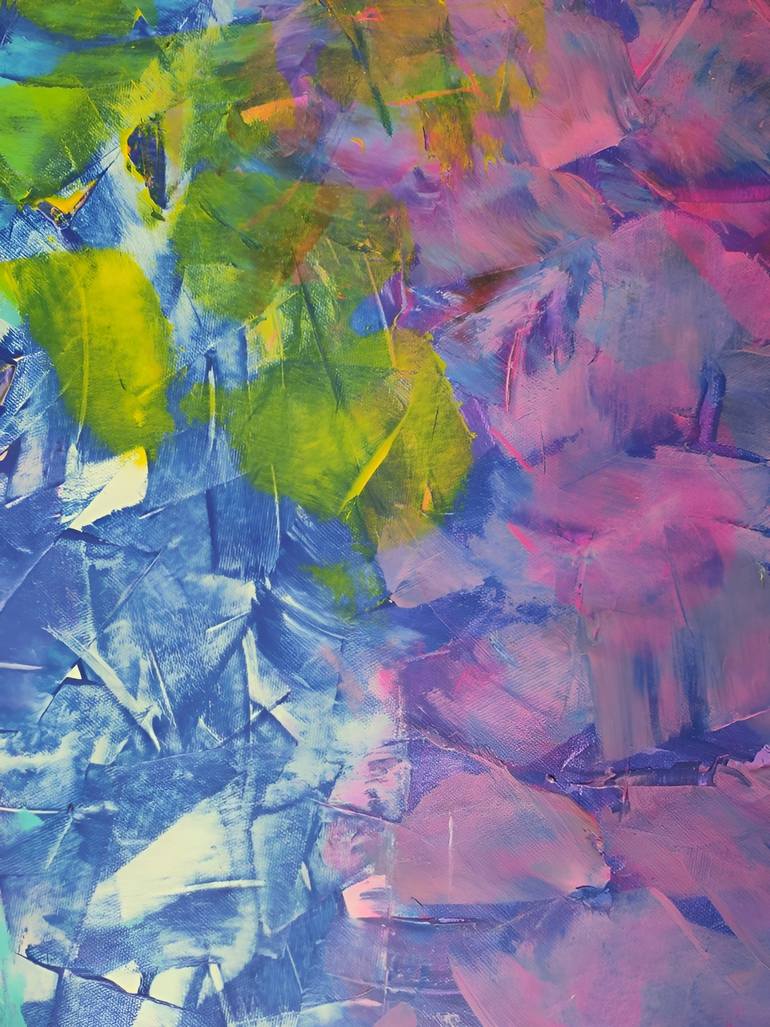 Original Abstract Expressionism Abstract Painting by Vafa Majidli