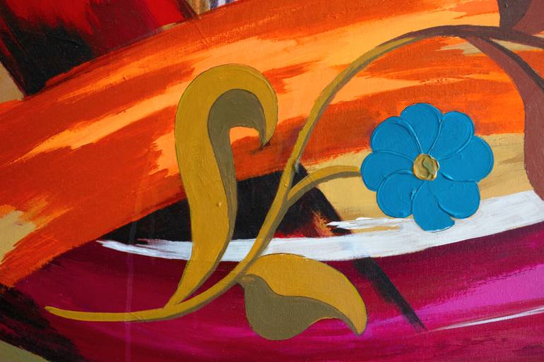 Original Classicism Abstract Painting by Jorgelina Arguelles