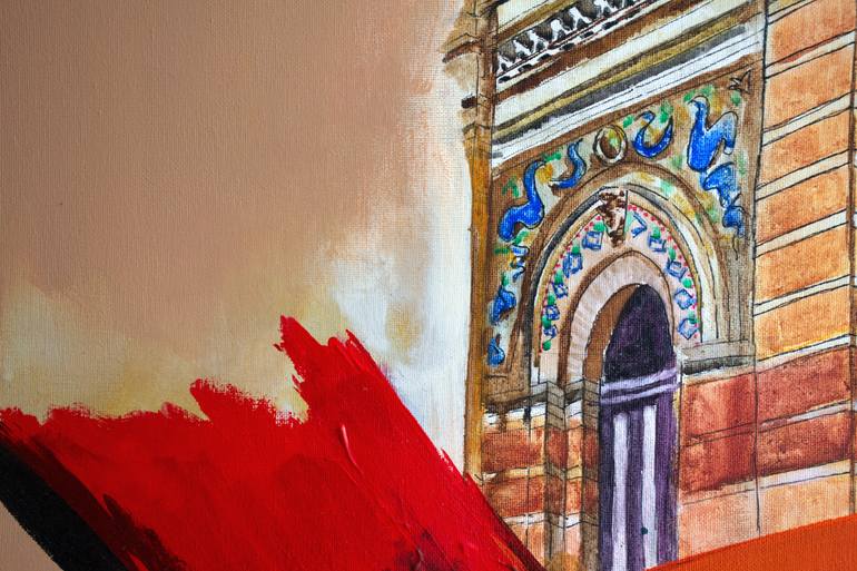 Original Classicism Abstract Painting by Jorgelina Arguelles