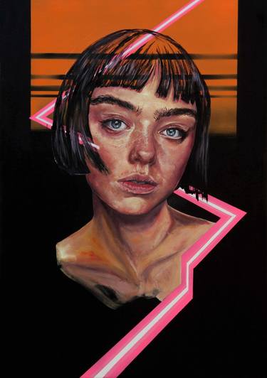 Print of Fine Art Portrait Paintings by Dane Marinkovic