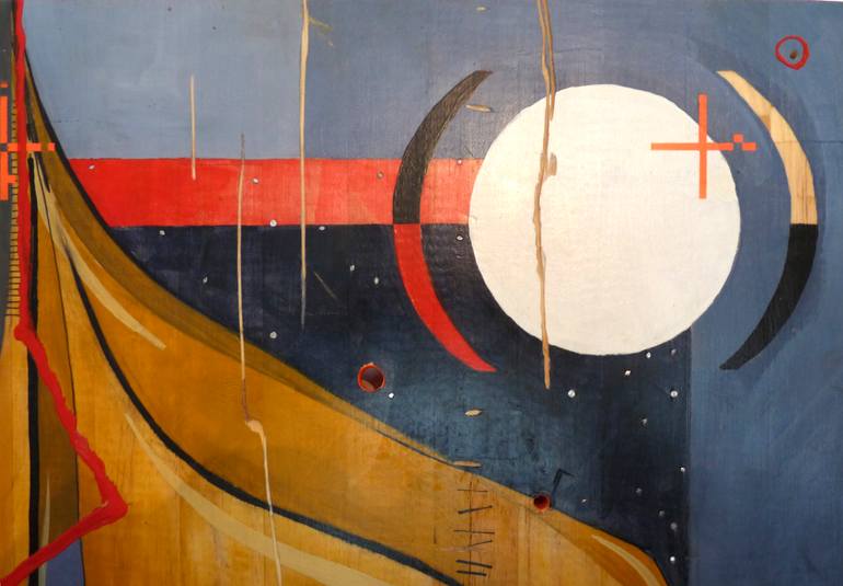 Original Abstract Expressionism Abstract Painting by Ill - Art