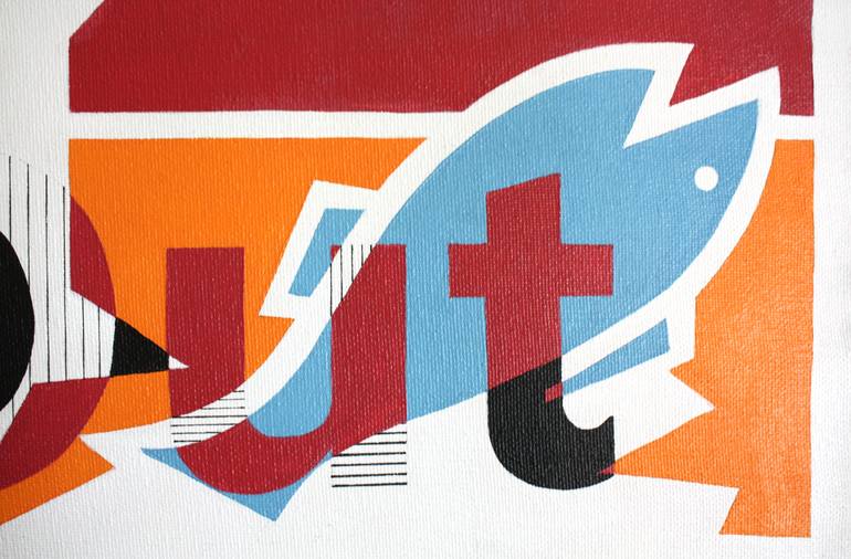 Original Conceptual Science/Technology Painting by Ill - Art