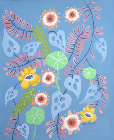 Print of Modern Floral Paintings by Valeria Cis