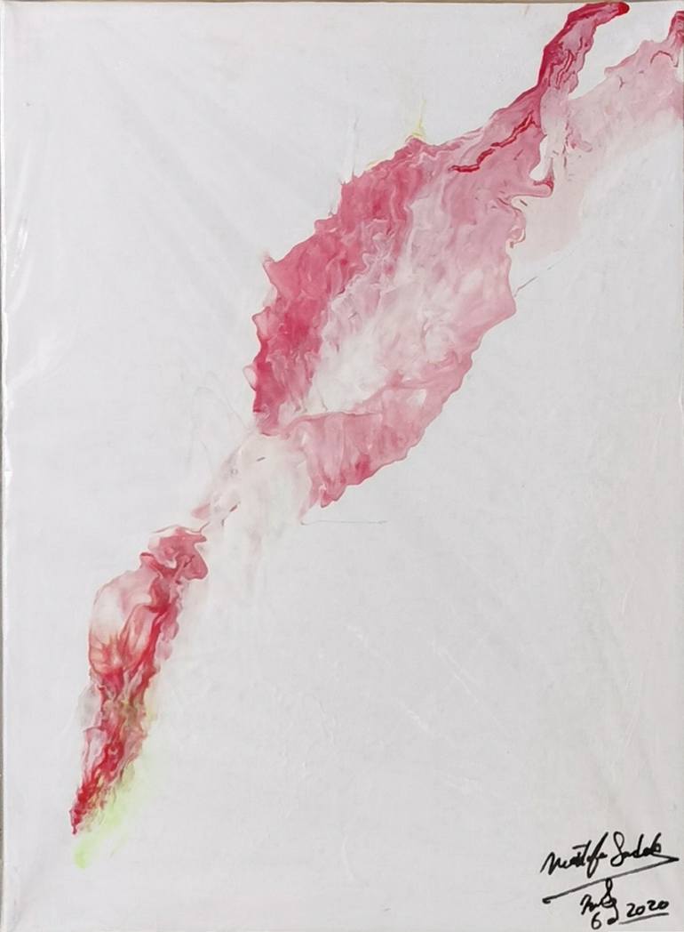 Original Abstract Expressionism Abstract Painting by Mostafa Sadek