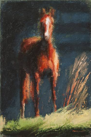 Print of Horse Paintings by Alexey Klimenko