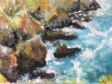 Print of Impressionism Beach Paintings by Charina S