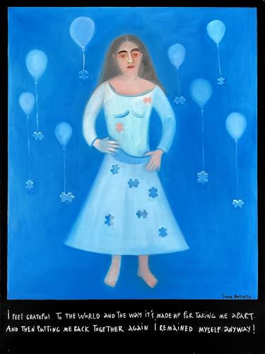 Original Conceptual Women Painting by Sonya Hukaylo