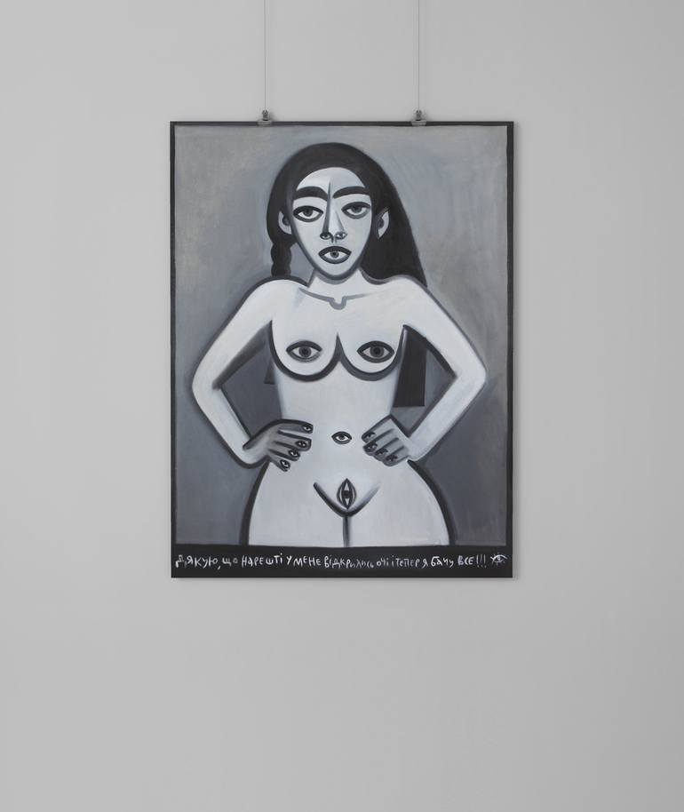 Original Conceptual Nude Painting by Sonya Hukaylo
