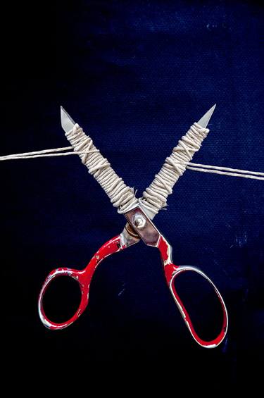 Red Scissors and String - Limited Edition of 25 thumb