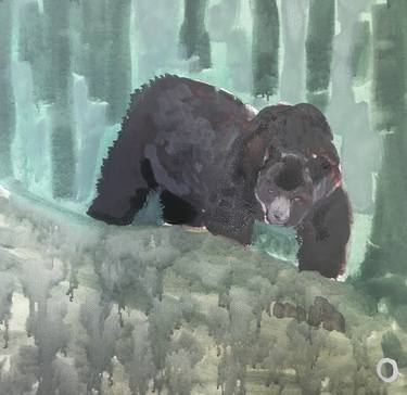 Original Expressionism Animal Paintings by Aliénor de Cellès