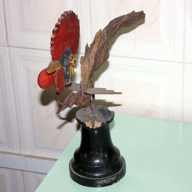Original Abstract Expressionism Animal Sculpture by Saul Wallin