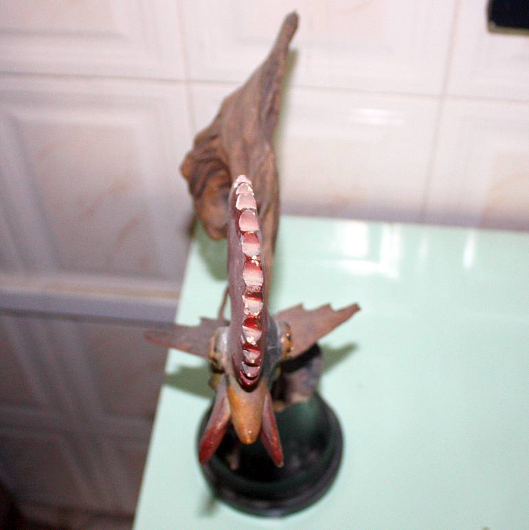 Original Abstract Expressionism Animal Sculpture by Saul Wallin