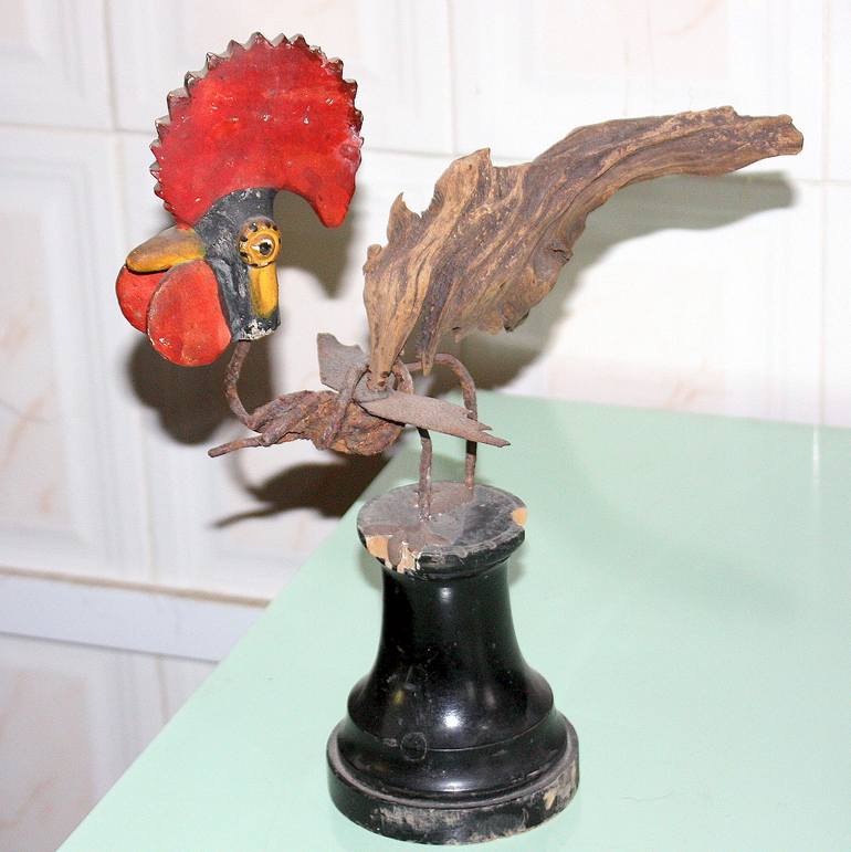 Original Abstract Expressionism Animal Sculpture by Saul Wallin