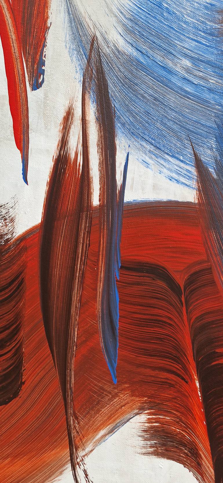 Original Abstract Expressionism Abstract Painting by Diana Sarupic