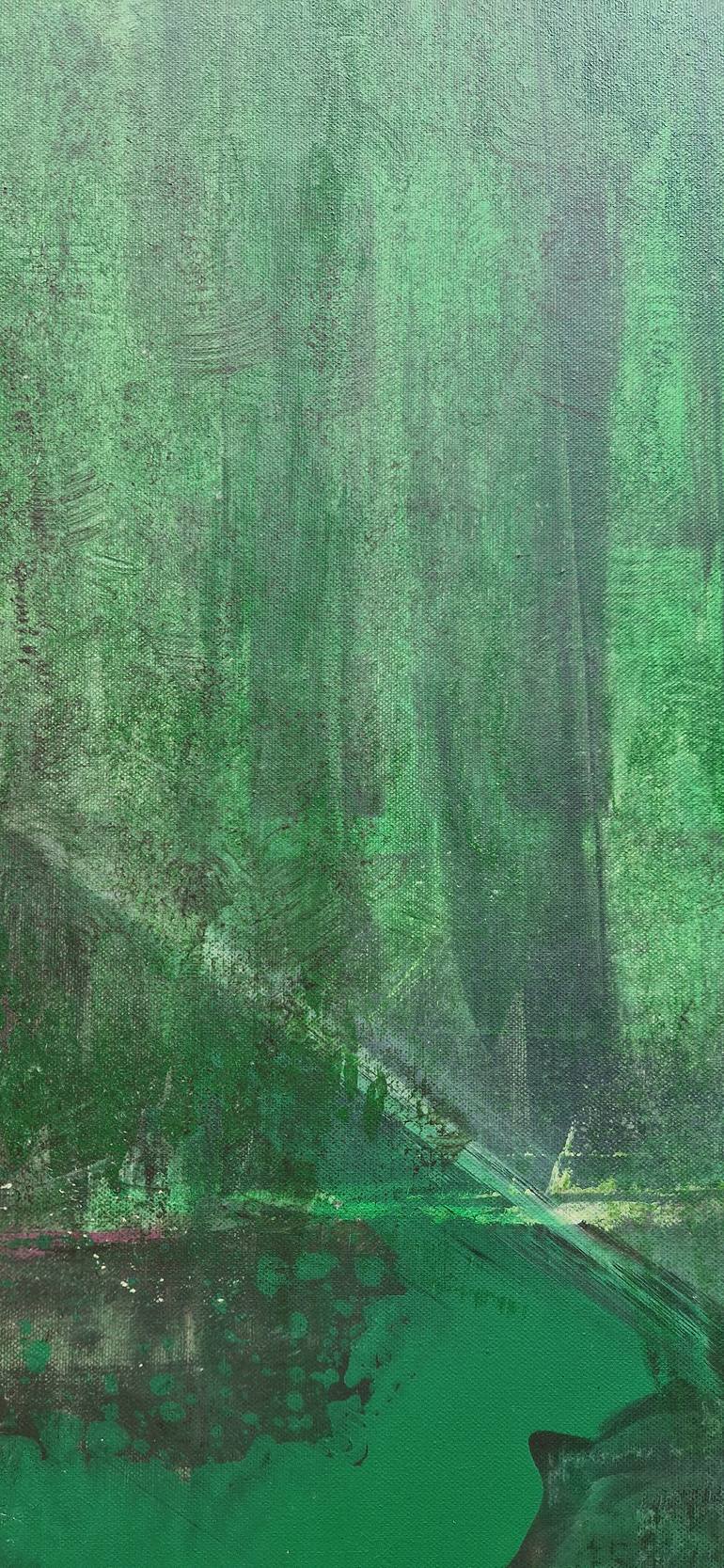 Original Abstract Expressionism Abstract Painting by Diana Sarupic