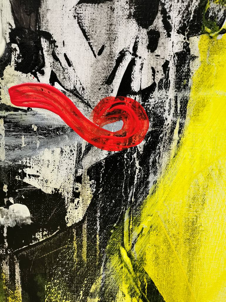 Original Abstract Expressionism Abstract Painting by Diana Sarupic