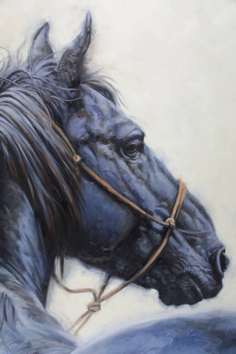 Original Modernism Horse Painting by Krystii Melaine