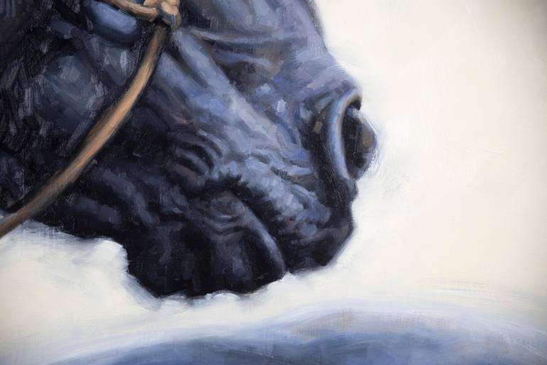 Original Modernism Horse Painting by Krystii Melaine