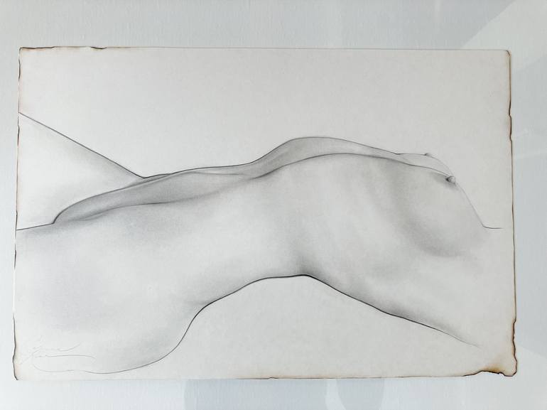 Original Nude Drawing by Corina Rose