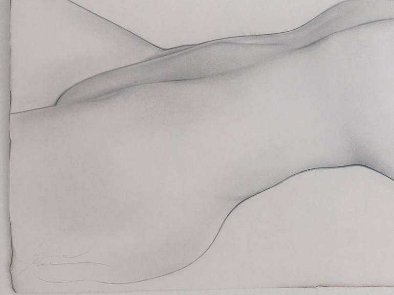 Original Nude Drawing by Corina Rose