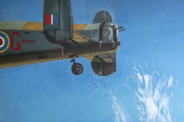Original Surrealism Aeroplane Paintings by Joe Bednarski