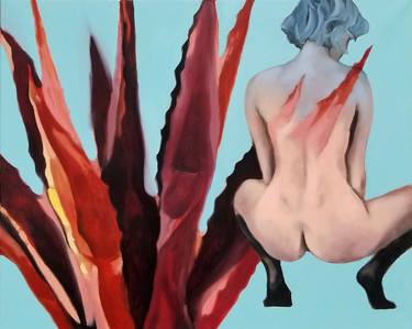 Original Surrealism Nude Paintings by Joe Bednarski