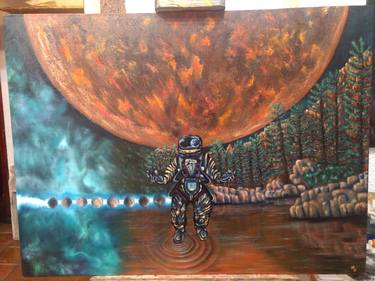 Print of Outer Space Paintings by Rob Garcia