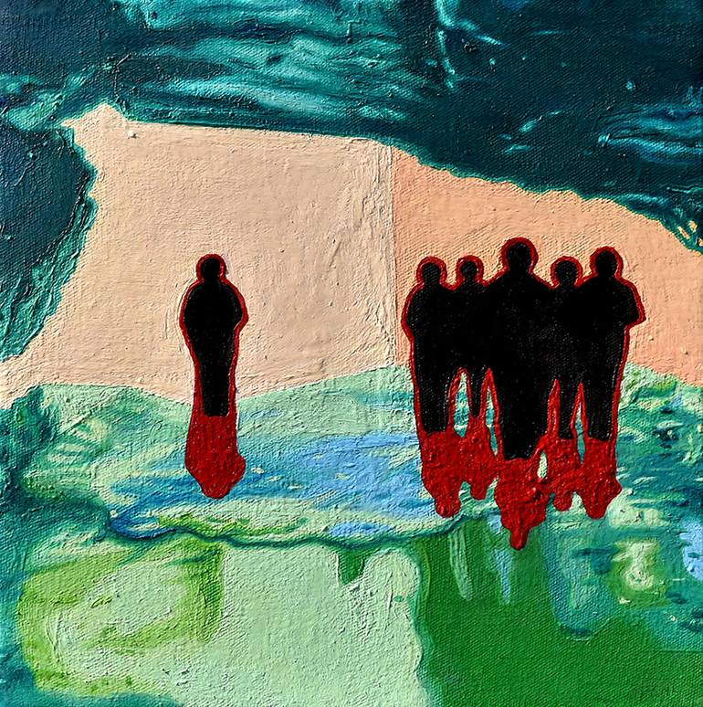 Print of Conceptual Landscape Paintings by Fernanda Morales Tovar